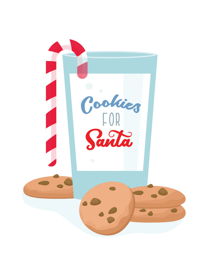 Cookies and Milk clipart free image