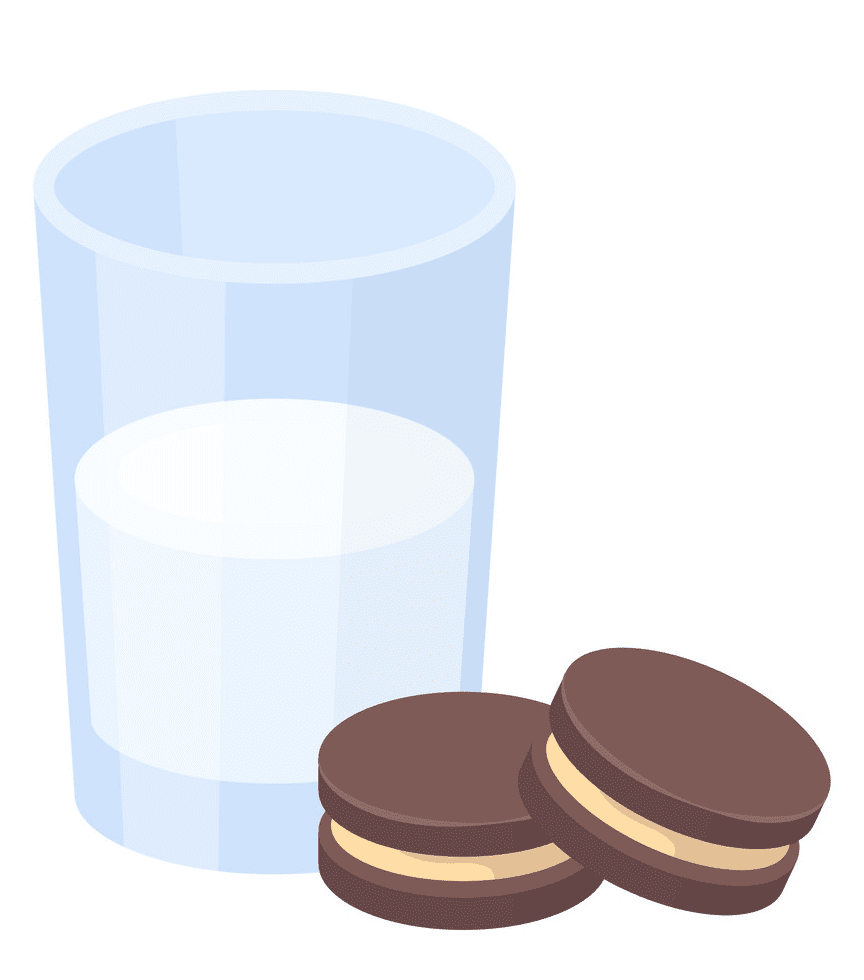 Cookies and Milk clipart free images