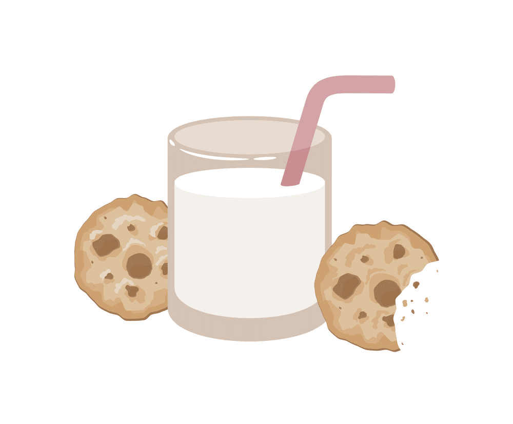 Cookies and Milk clipart image