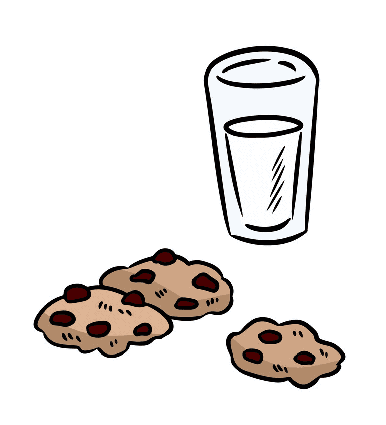 Cookies and Milk clipart png images