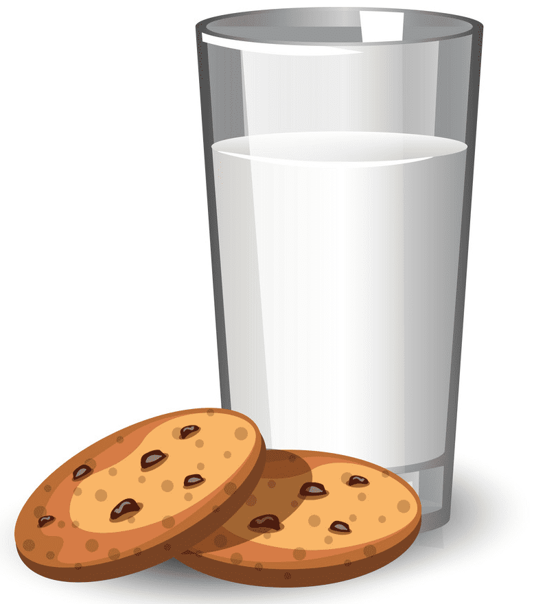 Cookies and Milk clipart png