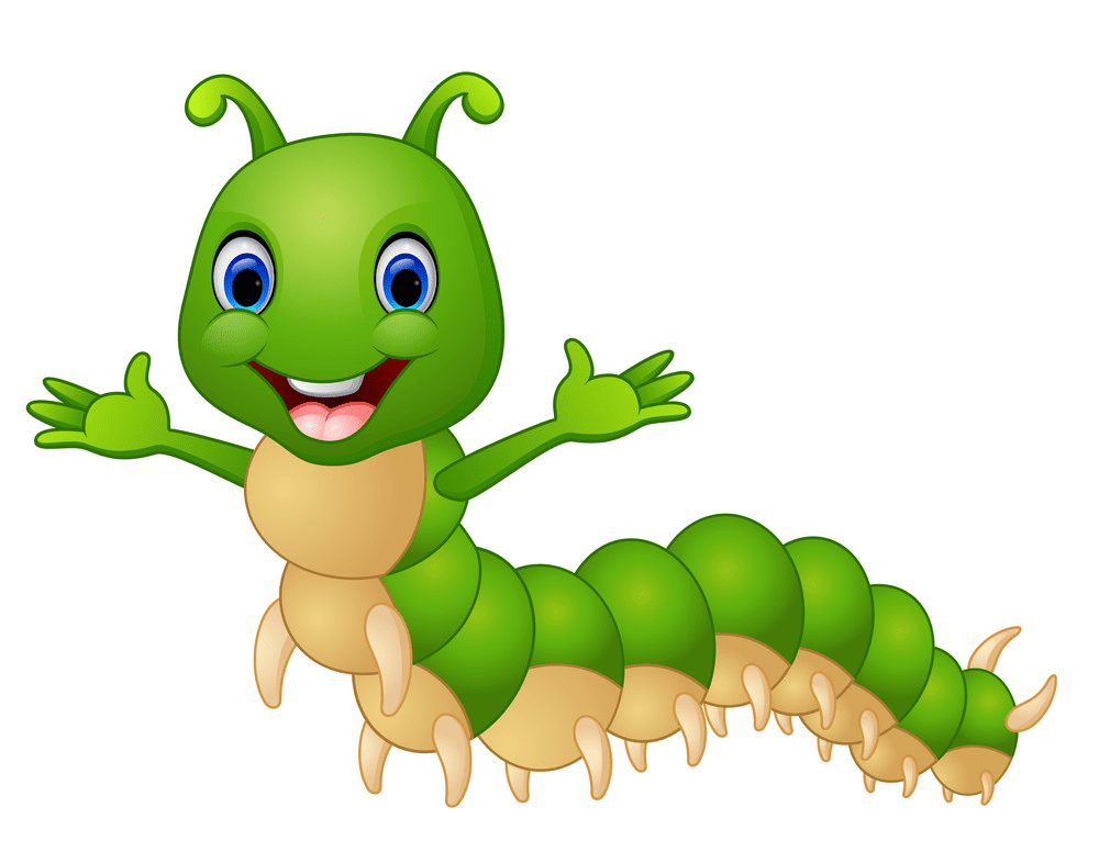Cute Caterpillar clipart free images