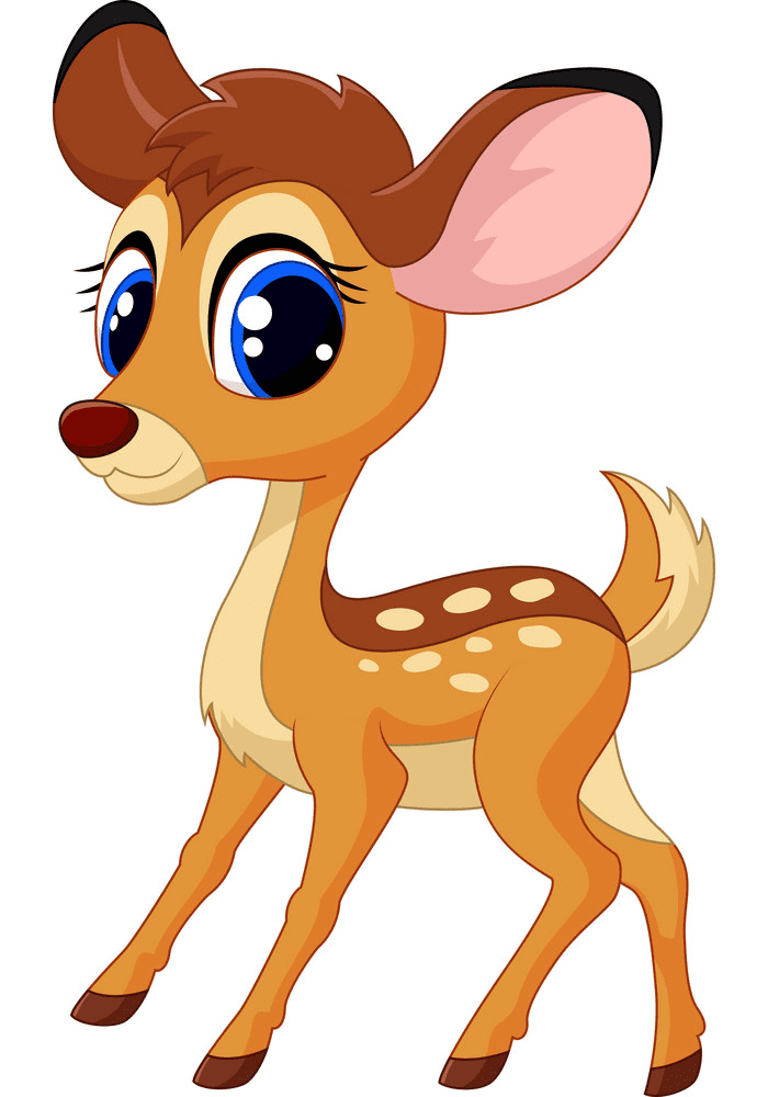 Cute Deer clipart free