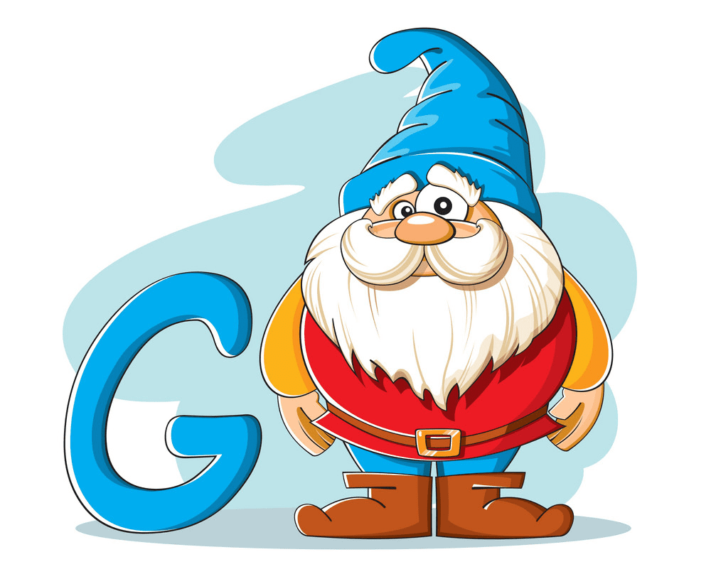 Cute Gnome clipart png