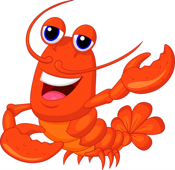 Cute Lobster clipart image
