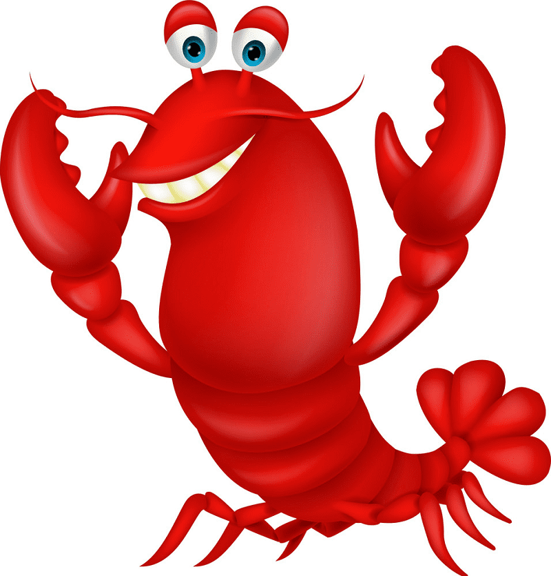 Cute Lobster clipart png free