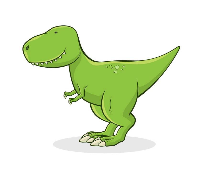 Cute T-Rex clipart free 7