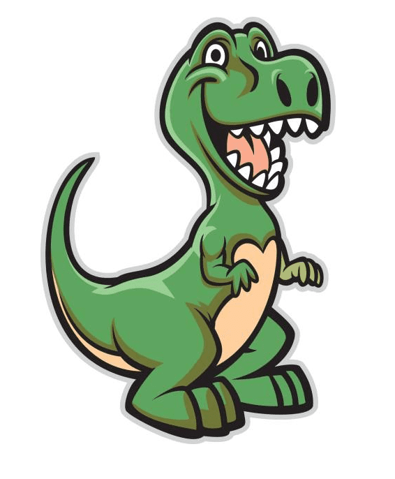 Cute T-Rex clipart free image