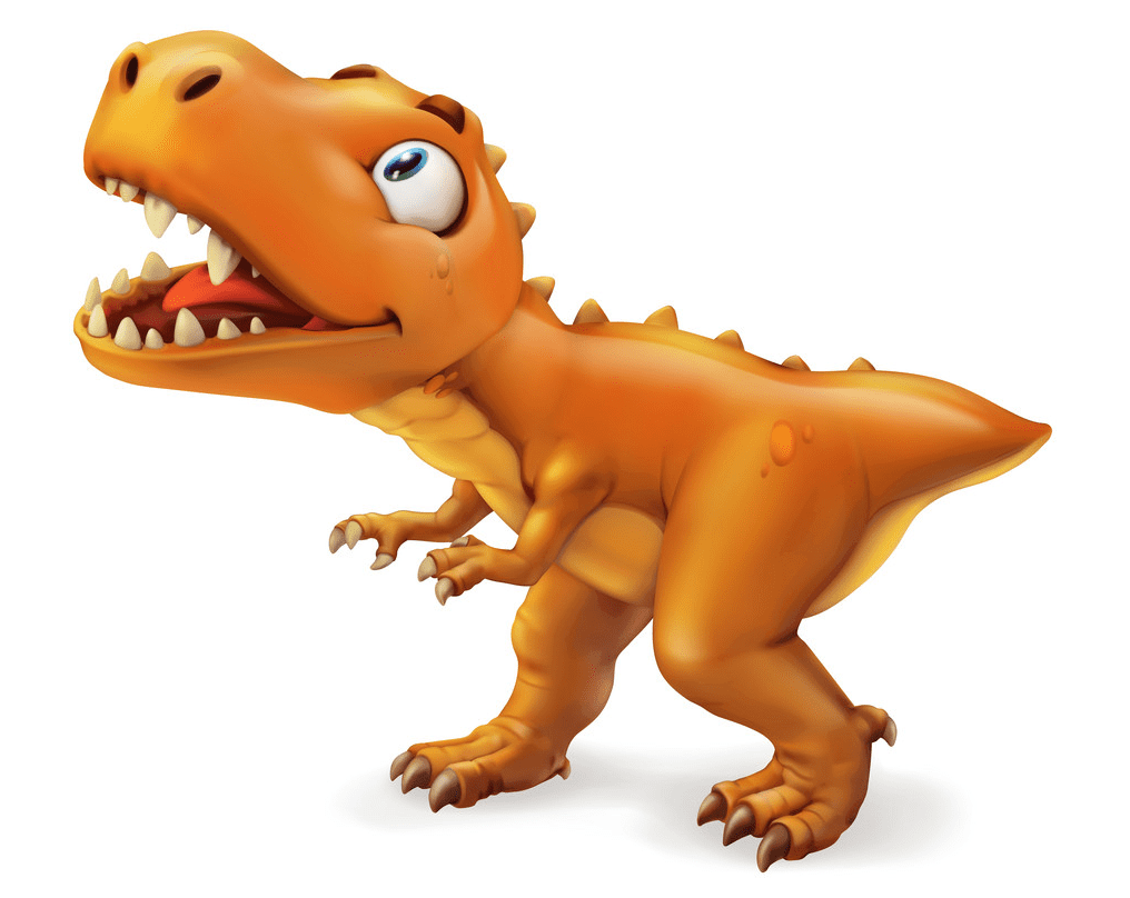 Cute T-Rex clipart png image