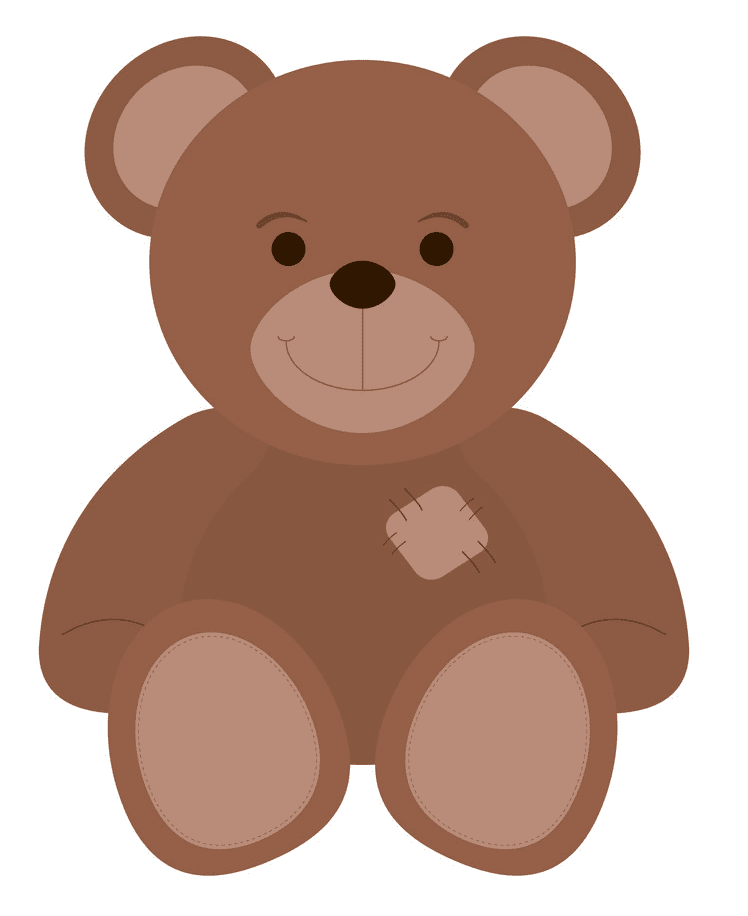 Cute Teddy Bear clipart free image