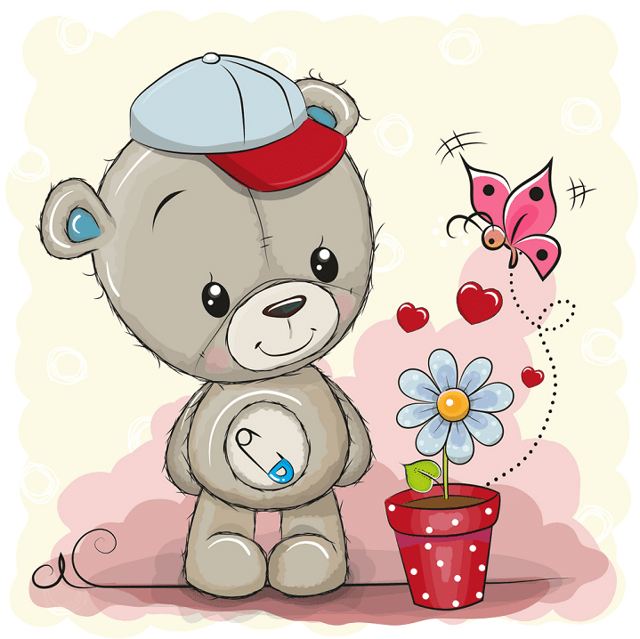 Cute Teddy Bear clipart free images