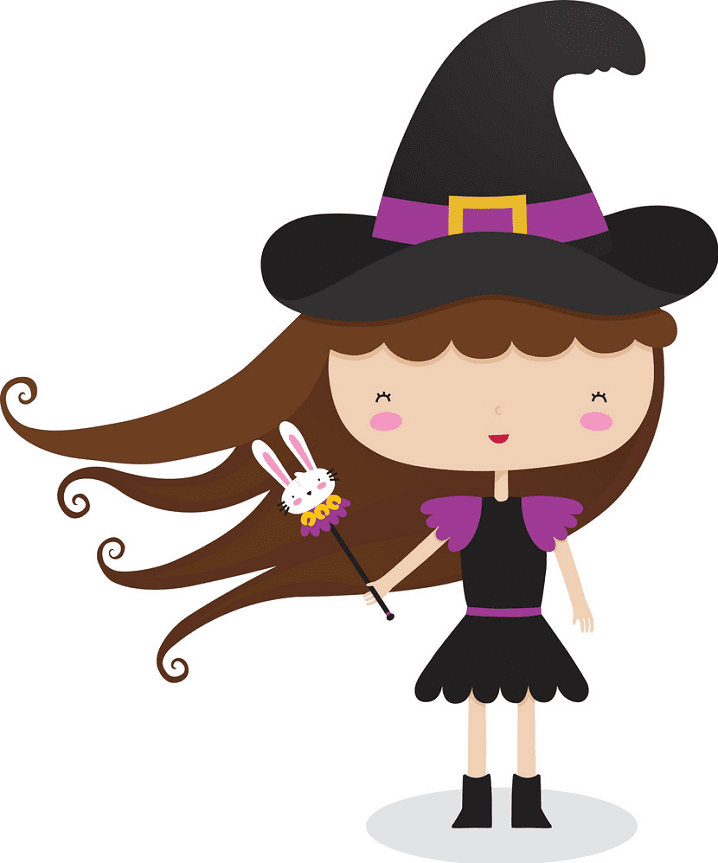Cute Witch clipart image