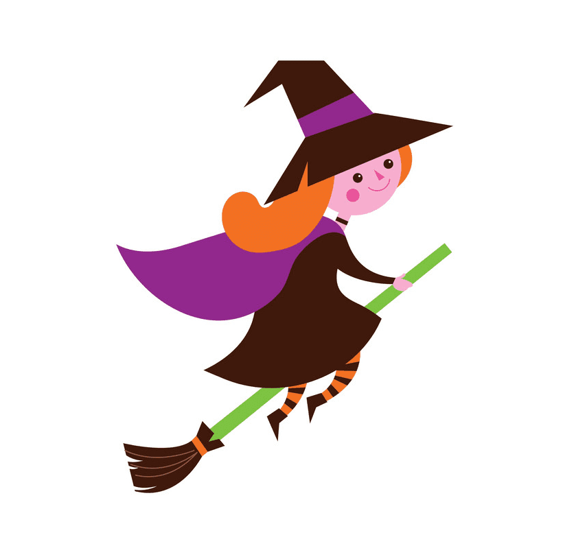 Cute Witch clipart png image