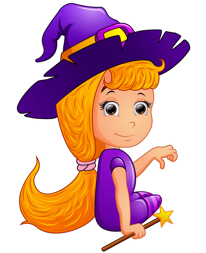 Cute Witch clipart png images