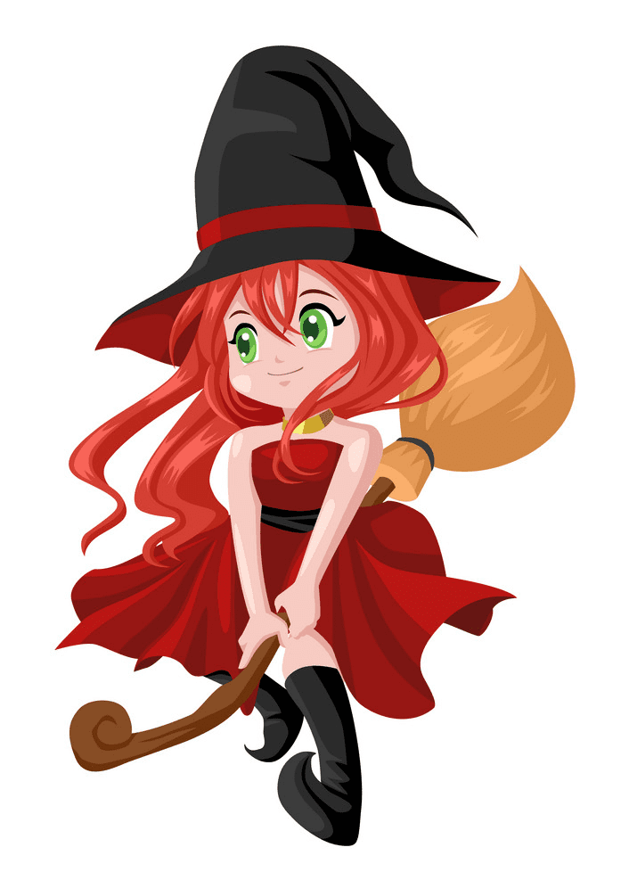 Cute Witch clipart png