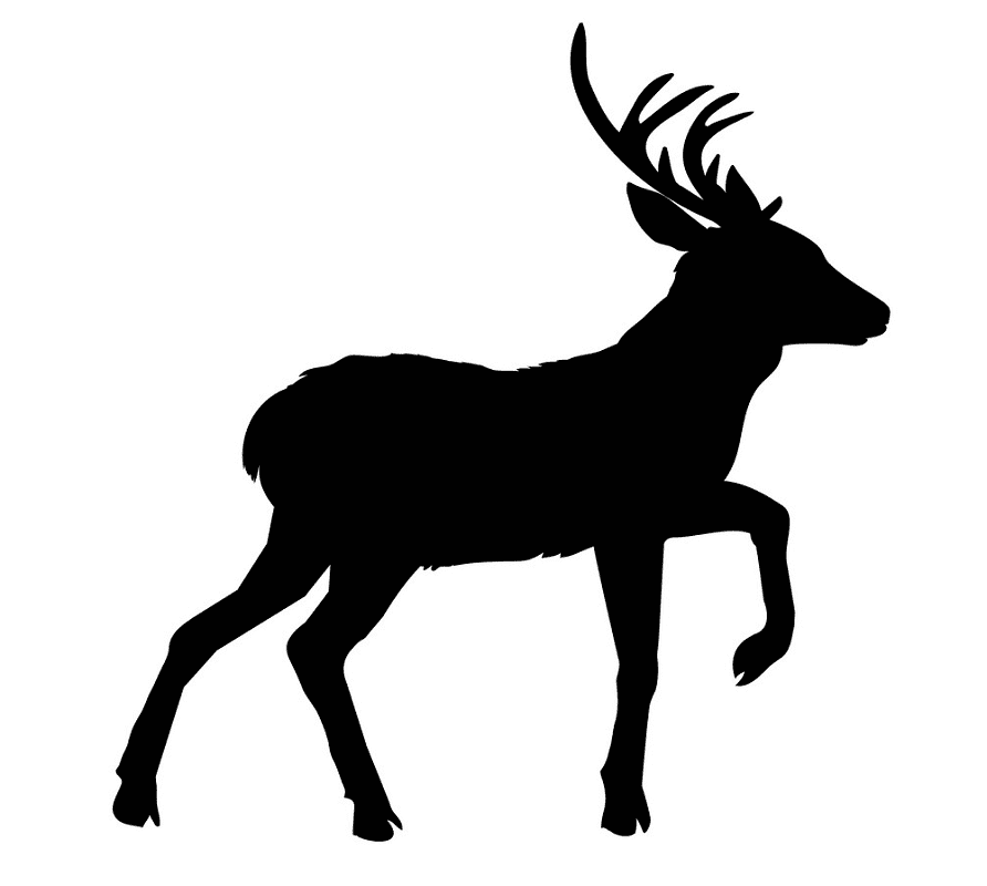 Deer Clipart Silhouette 3