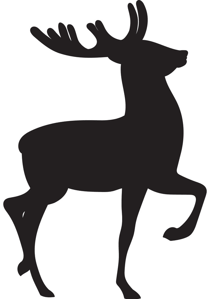 Deer Clipart Silhouette png image