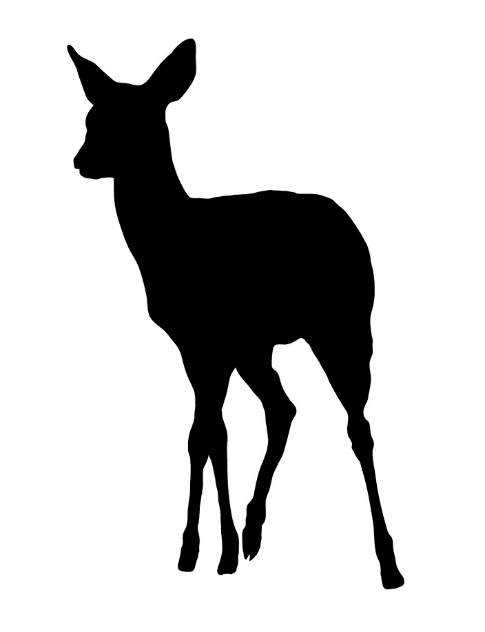 Deer Clipart Silhouette