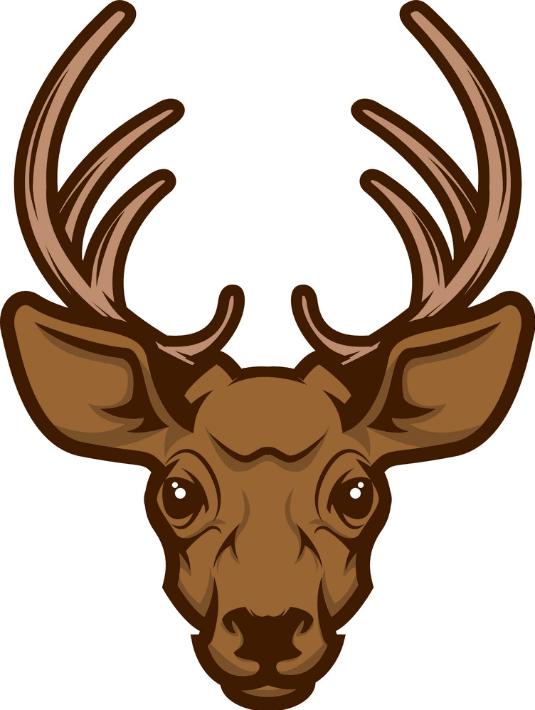 Deer Head clipart images