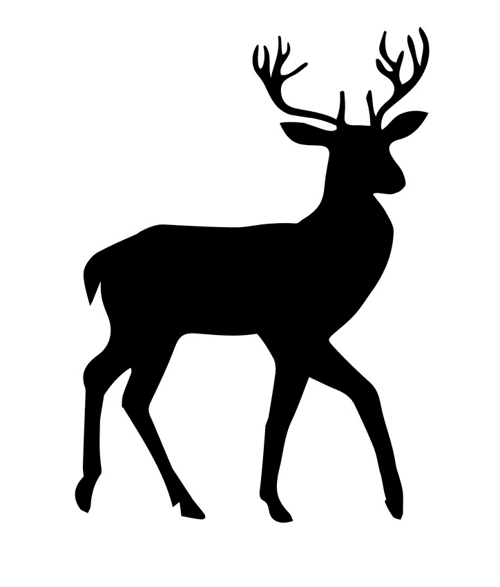Deer Silhouette clipart images