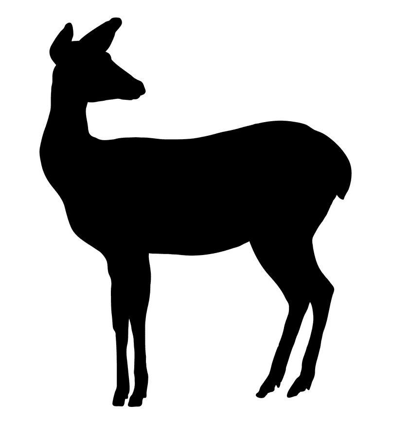 Deer Silhouette clipart png image