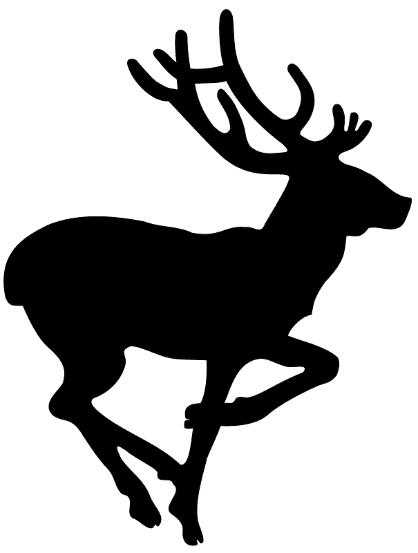 Deer Silhouette clipart png