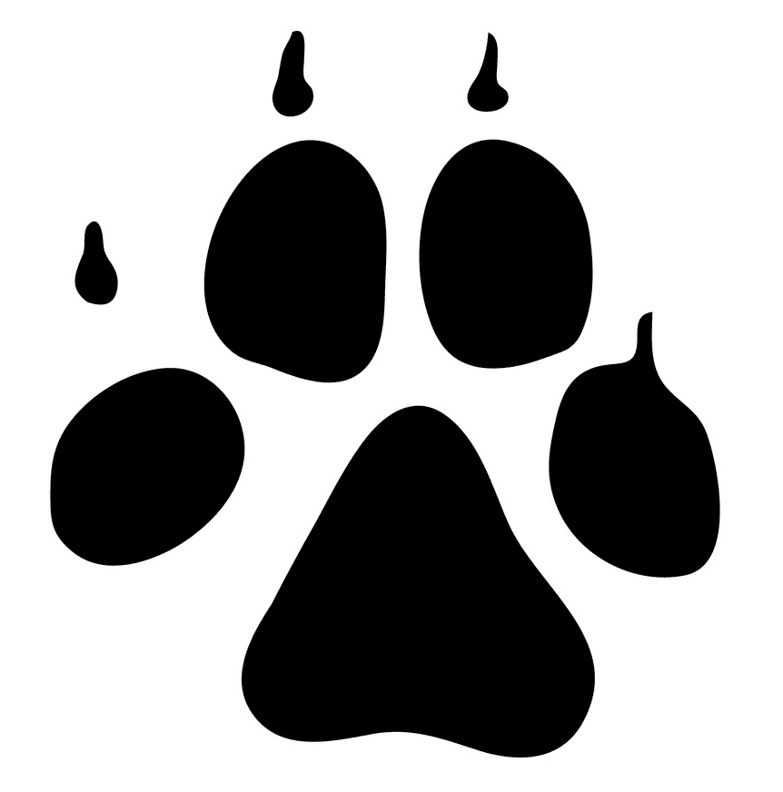 Dog Footprint clipart png images