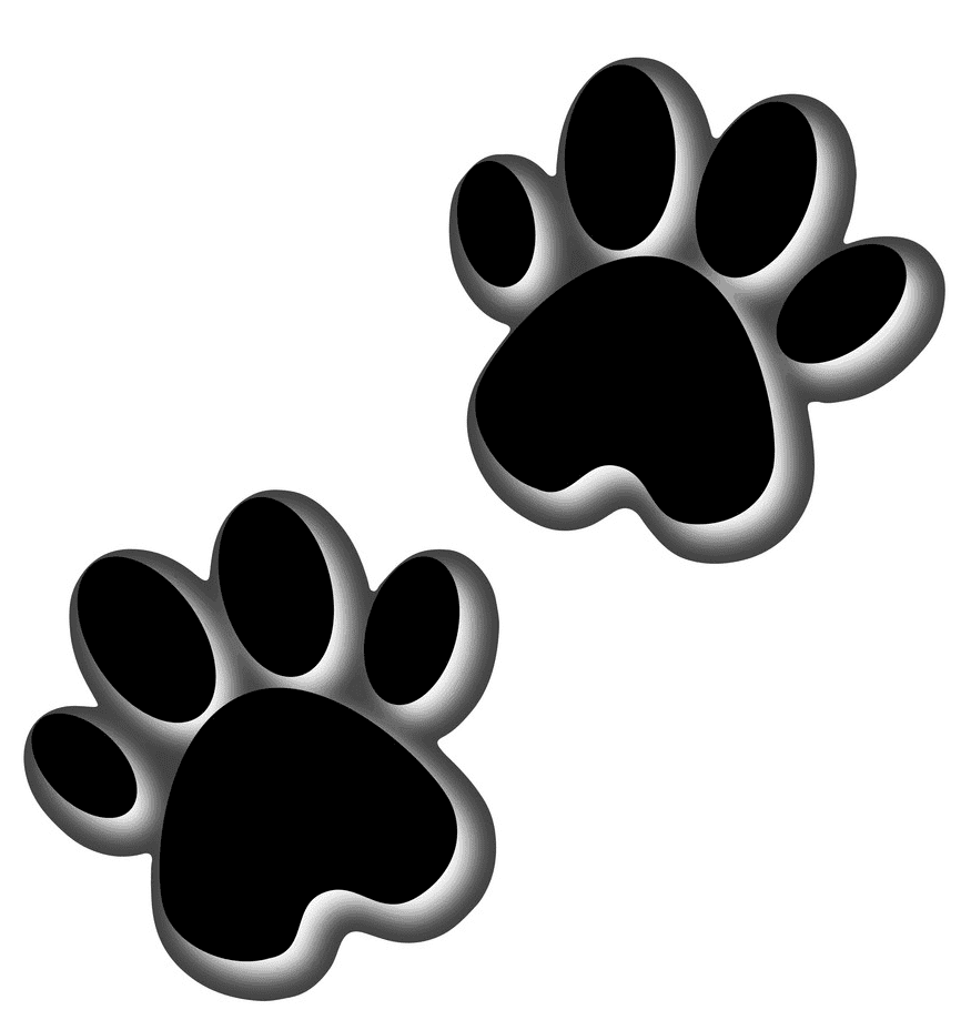 Dog Footprints clipart png