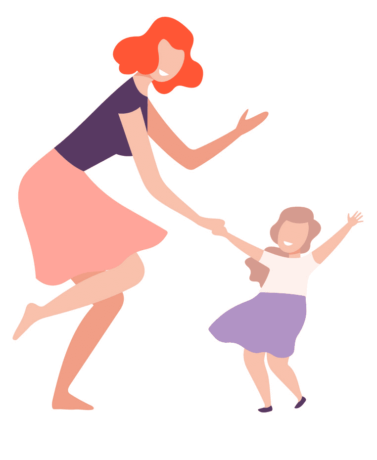 Download Mom and Daughter clipart free
