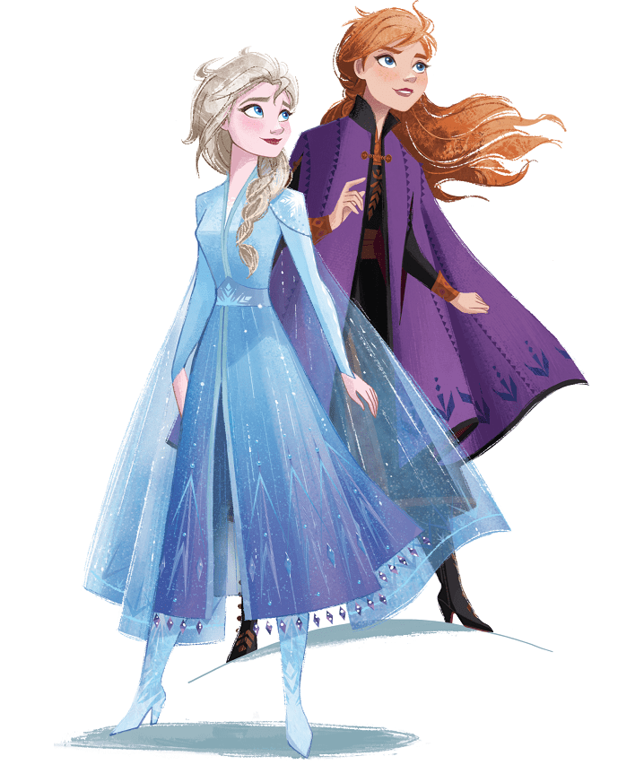 Elsa and Anna clipart images