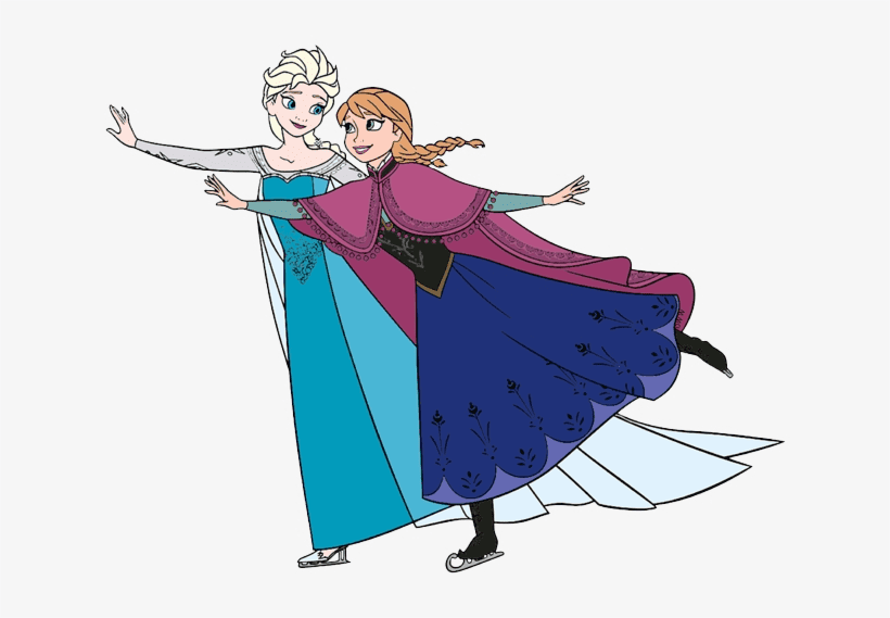 Elsa and Anna clipart png free