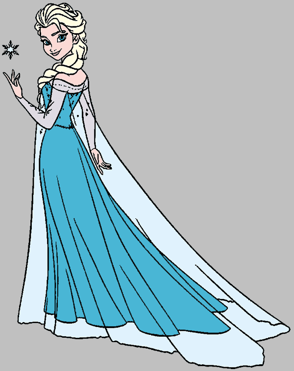 Elsa clipart free