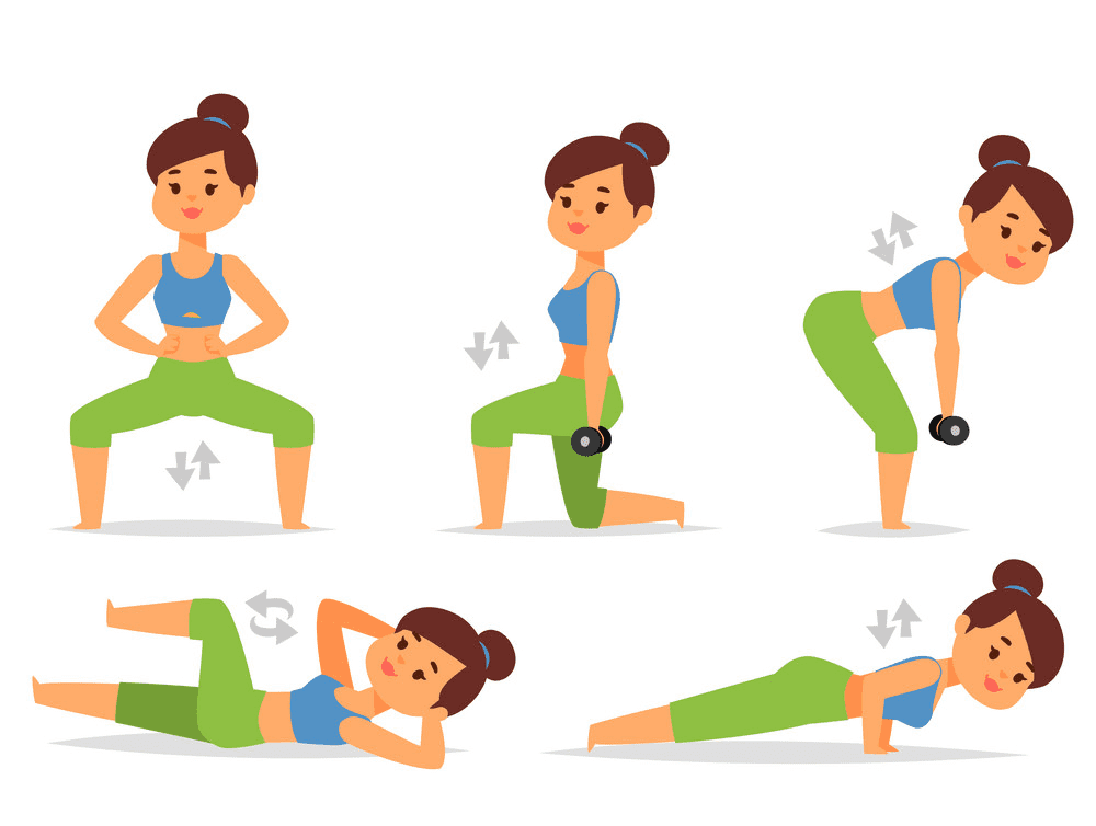 Exercise clipart free image