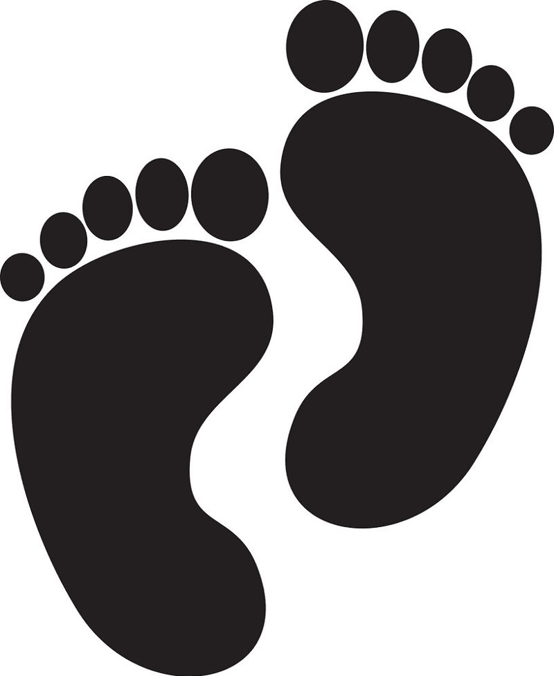 Footprints clipart png free
