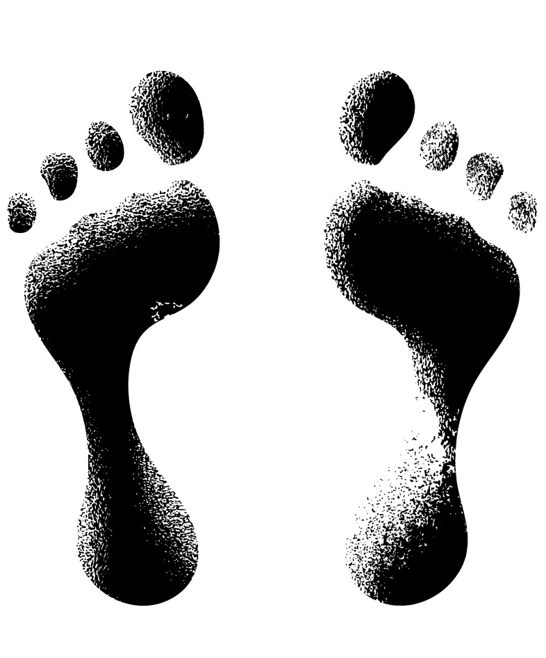 Footprints clipart png image