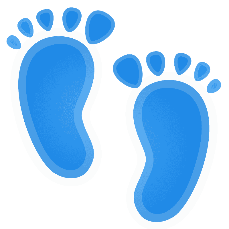 Footprints clipart transparent 8