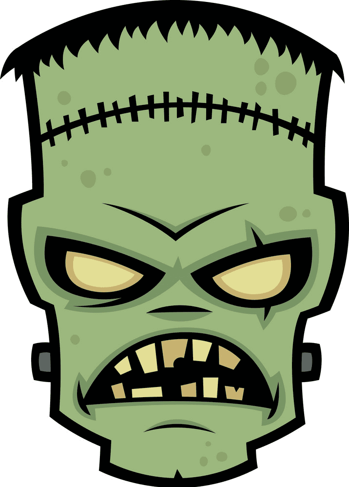 Frankenstein Head clipart download