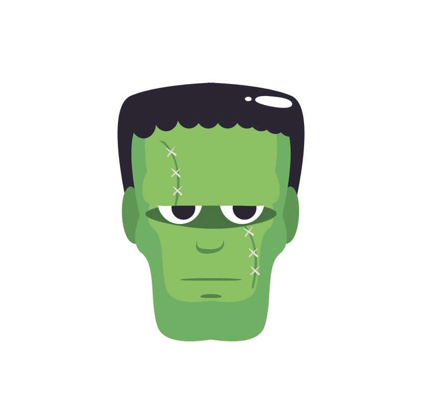 Frankenstein Head clipart image