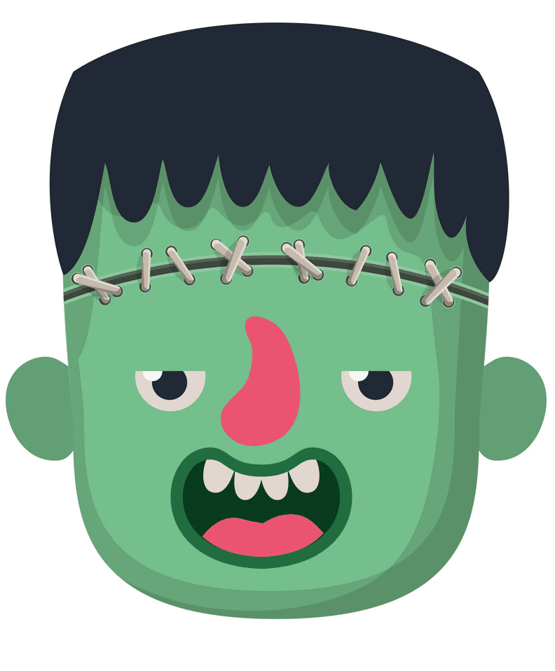 Frankenstein Head clipart png images