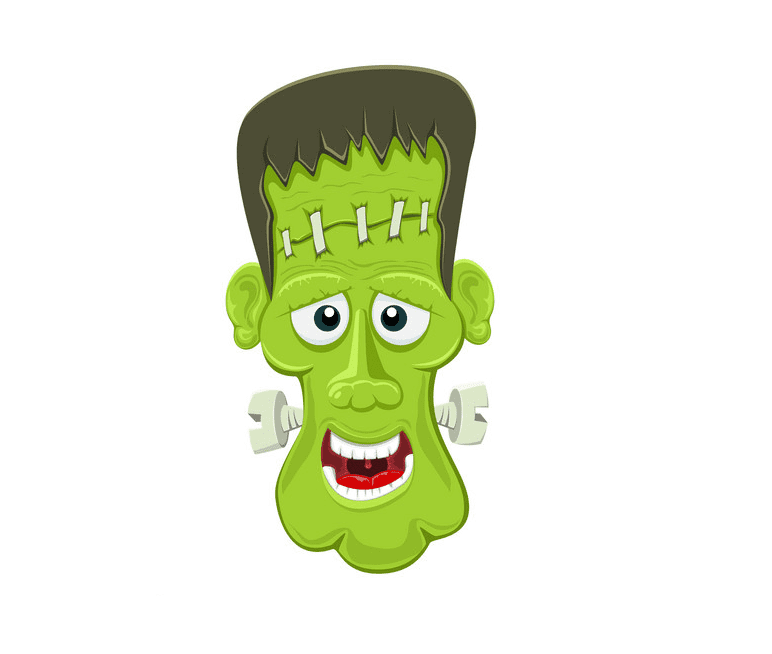 Frankenstein Head clipart png