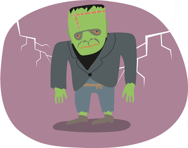 Frankenstein clipart transparent 13