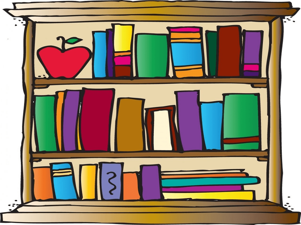 Free Bookshelf clipart png images