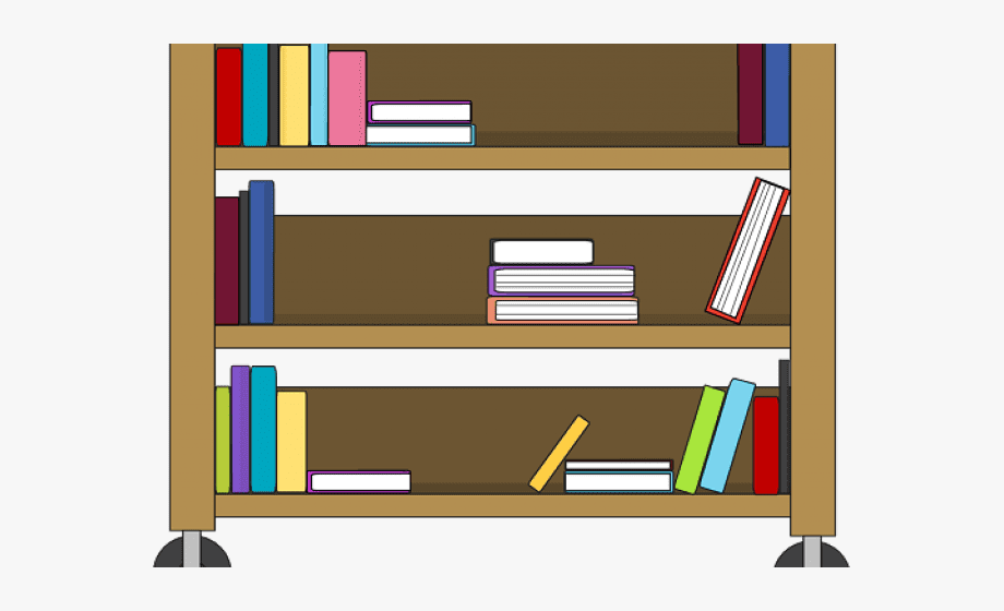 Free Bookshelf clipart png