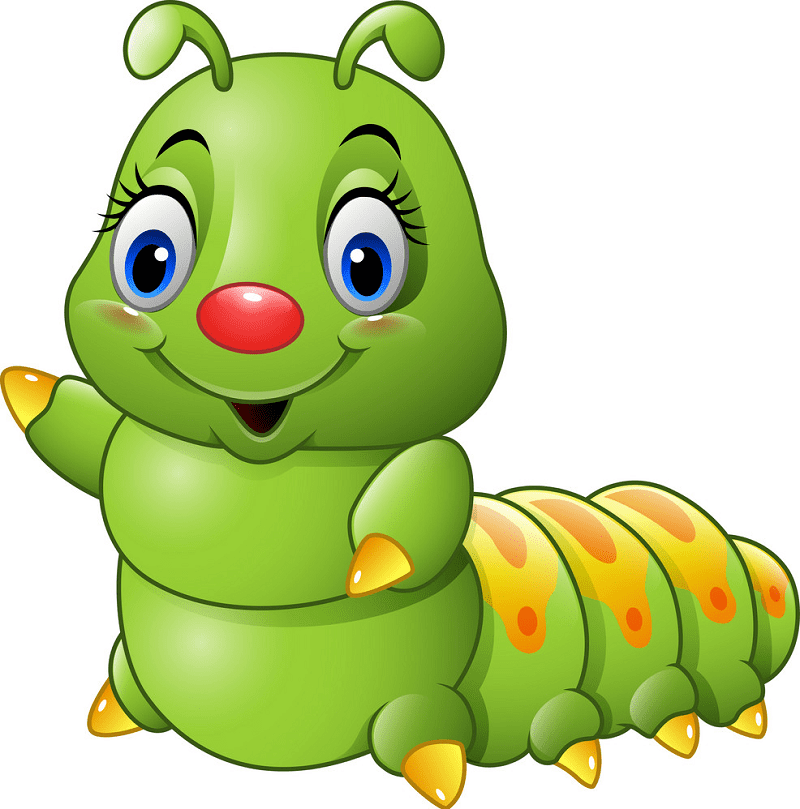 Free Cute Caterpillar clipart png images