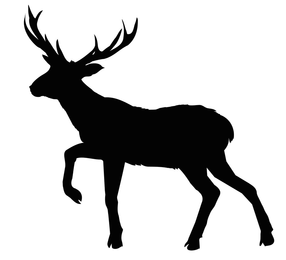 Free Deer Clipart Silhouette