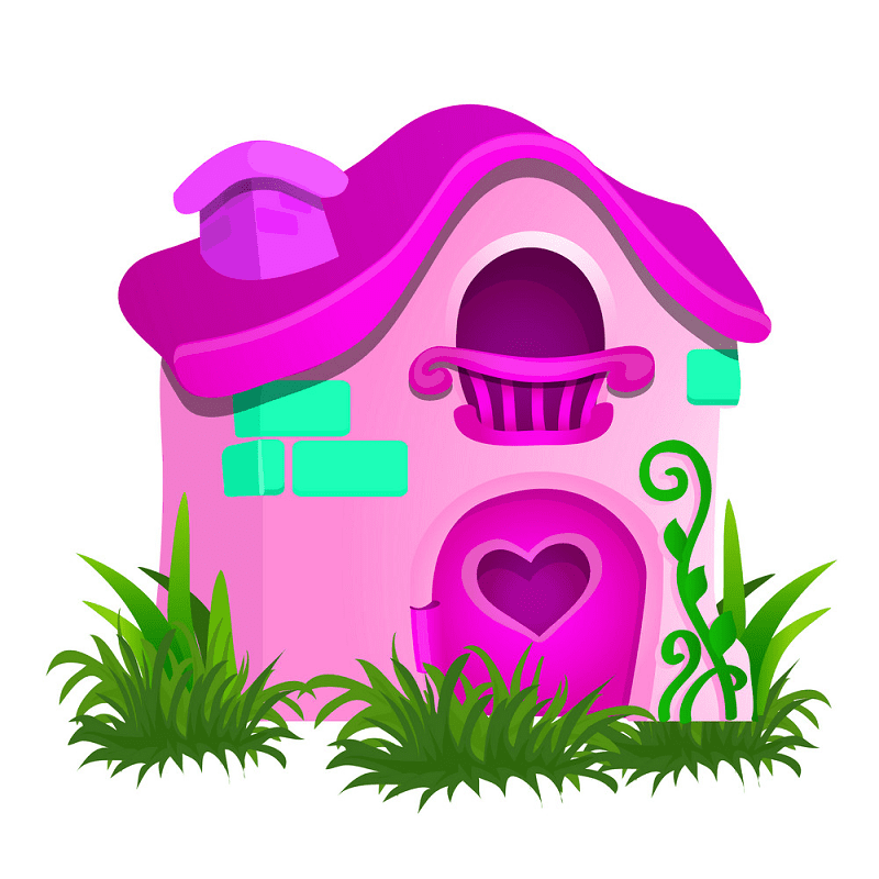 Free Fairy House clipart image