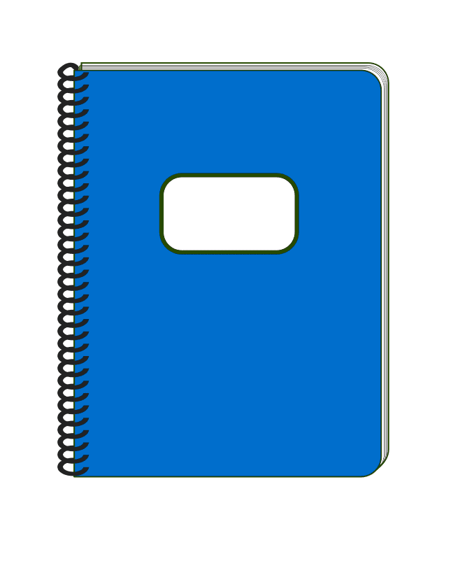 Free Notebook clipart png image
