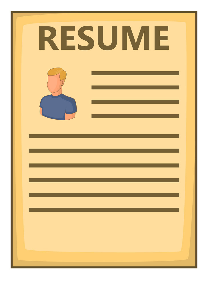 Free Resume clipart image