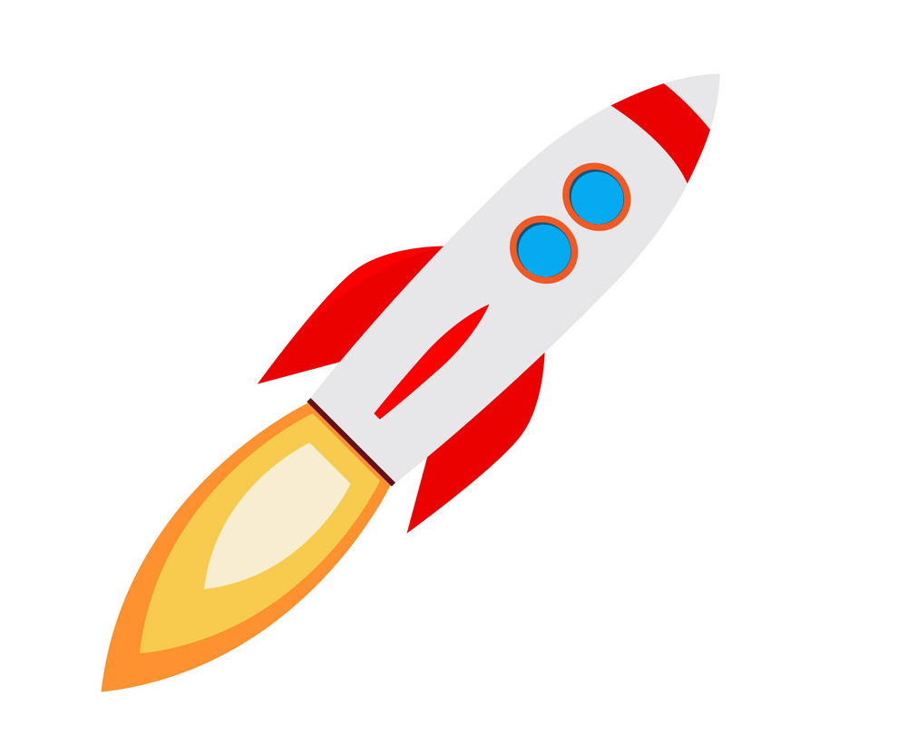 Free Rocket Ship clipart image