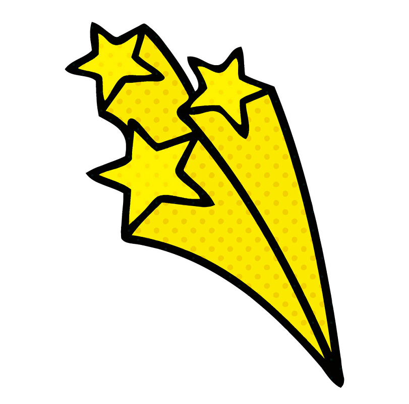Free Shooting Star clipart image